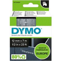 Dymo 45020 (S0720600) - (12 mm) - Blanc sur transparent - Ruban