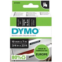 Dymo 45811 (S0720910) - (19 mm) - Blanc sur noir - Ruban