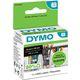 Dymo 11353 (S0722530) - (25 mm x 13 mm) - Noir sur blanc - Étiquette