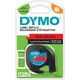 Dymo S0721630 (91203) - (12 mm) - Noir sur rouge - Ruban