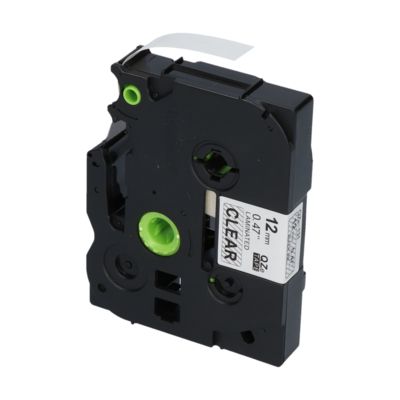 Ruban compatible Brother TZe-131 - (12 mm) - Noir sur transparent
