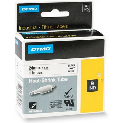 Dymo 18053 (S0718280) - (9 mm) - Noir sur blanc - Ruban