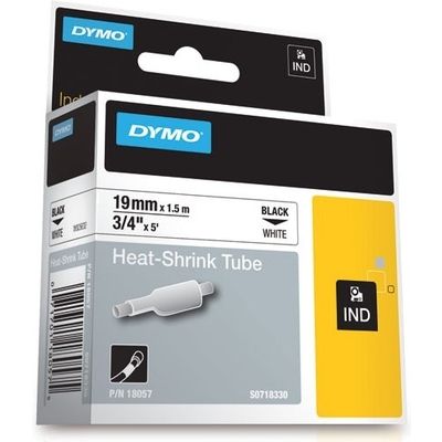 Dymo 18057 (S0718330) - (19 mm) - Noir sur blanc - Ruban