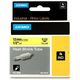 Dymo 18056 (S0718310) - (12 mm) - Noir sur jaune - Ruban