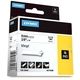 Dymo 18443 (S0718580) - (9 mm) - Noir sur blanc - Ruban