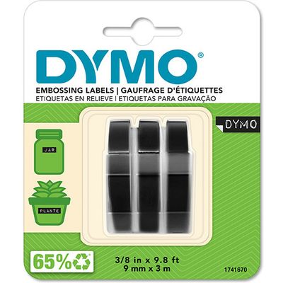 Dymo S0847730 - (9 mm) - Blanc sur noir - Ruban