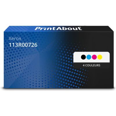 Toner Noir 113R00726 Compatible Xerox Phaser 6180 - Haute Capacité, Qualité Professionnelle - Garantie 3 Ans - 4