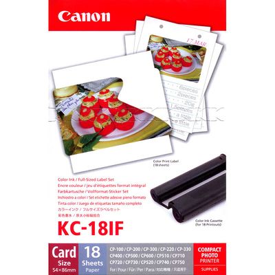Canon KC-18IF - Couleurs des photos - Cartouche d'encre