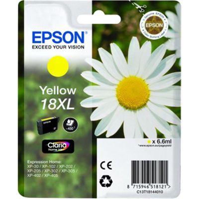 Epson 18XL (C13T18144012) - Jaune - Cartouche d'encre - Grande capacité