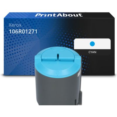 Toner compatible Xerox 106R01271 - Cyan
