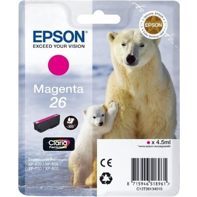 Epson 26 (C13T26134012) - Magenta - Cartouche d'encre
