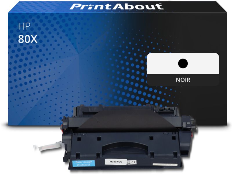 Toner compatible HP 80X (CF280X) - Noir - Grande capacité