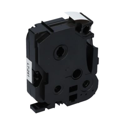Ruban compatible Brother TZe-241 - (18 mm) - Noir sur blanc