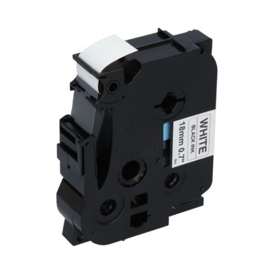 Ruban compatible Brother TZe-241 - (18 mm) - Noir sur blanc