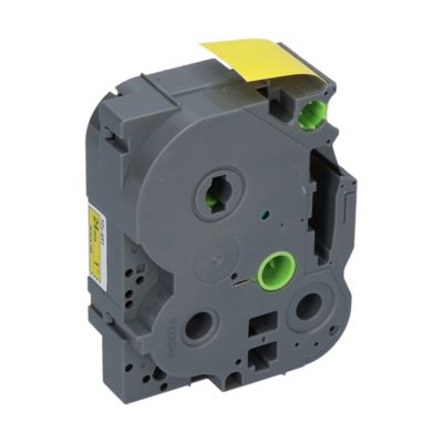 Ruban compatible Brother TZe-651 - (24 mm x 24 mm) - Noir sur jaune