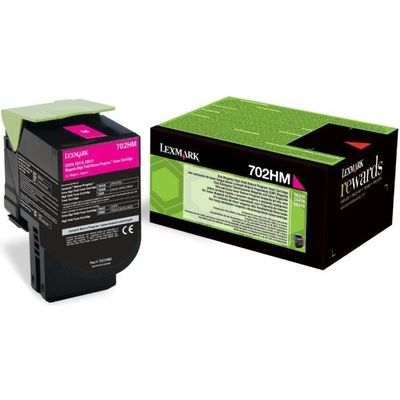 Lexmark 70C2HM0 (702HM) - Magenta - Toner - Grande capacité