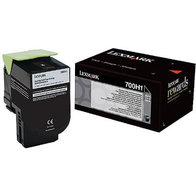 Lexmark 70C0H10 (700H) - Noir - Toner - Grande capacité