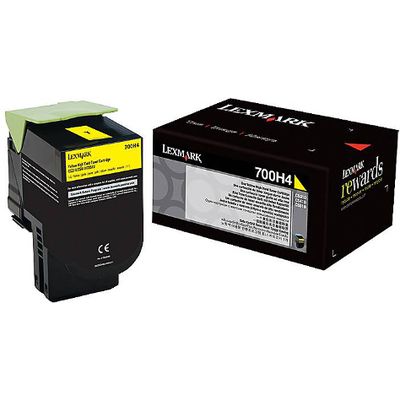 Lexmark 70C0H40 (700H) - Jaune - Toner - Grande capacité