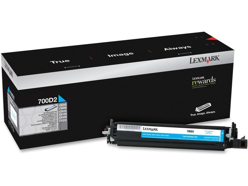 Lexmark 70C0D20 (700D2) Developer Cyaan
