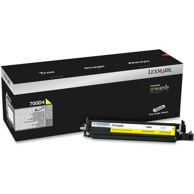 Lexmark 70C0D40 (700D4) - Jaune - Développeur