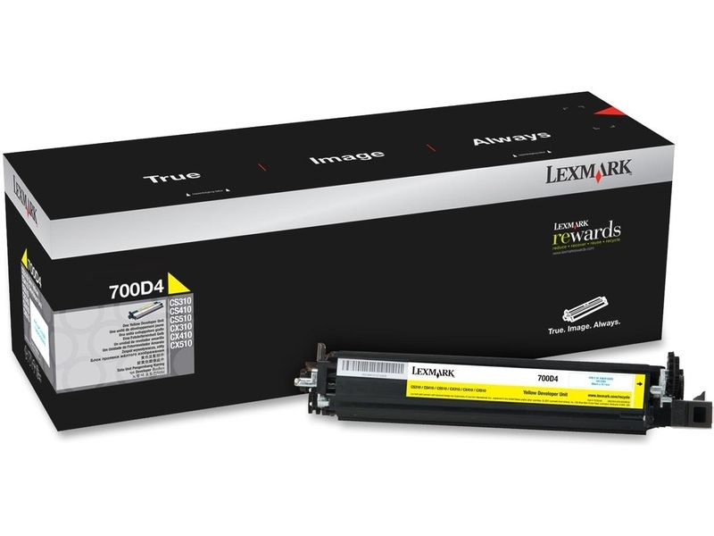 Lexmark 70C0D40 (700D4) Developer Geel
