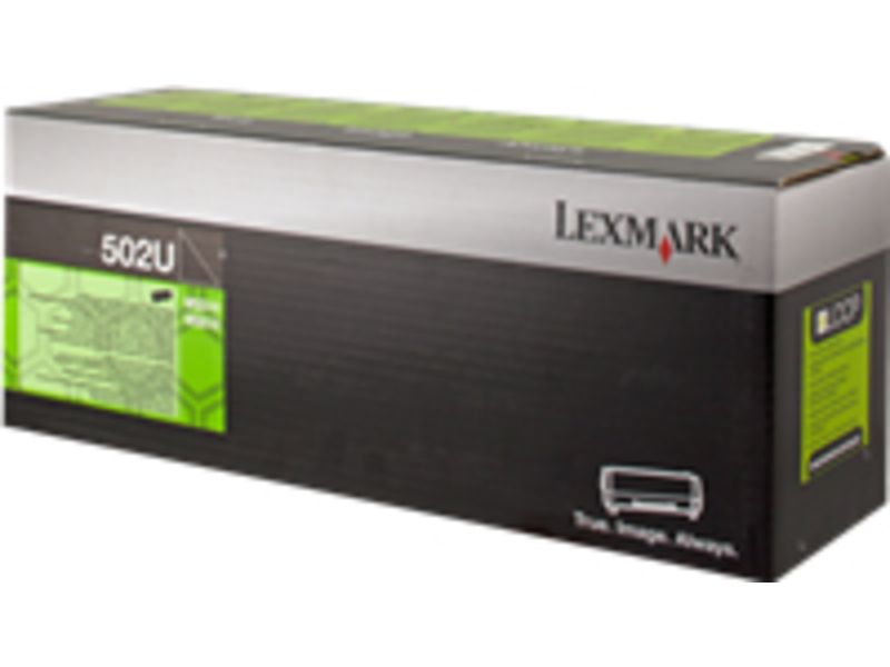 Lexmark 50F2U00 (502U) Toner Zwart Extra hoge capaciteit