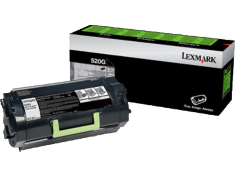 Lexmark 52D0XA0 (520XA) Toner Zwart Extra hoge capaciteit