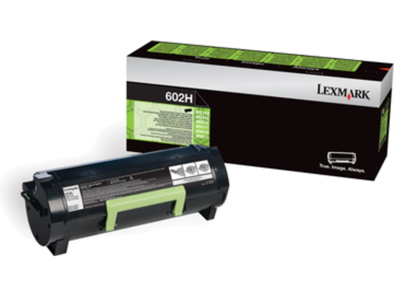 Lexmark 60F0HA0 (600HA) Toner Zwart Hoge capaciteit