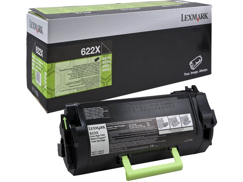 Lexmark 62D2X00 (622X) Toner Zwart Extra hoge capaciteit