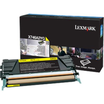 Lexmark X746A2YG - Jaune - Toner