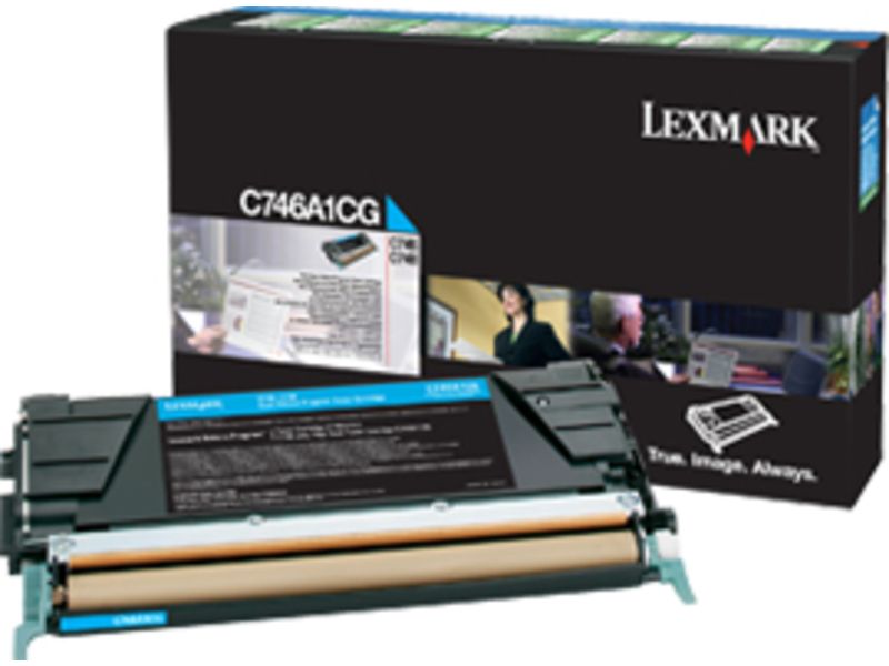 Lexmark C746A1CG Toner Cyaan