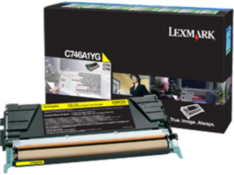 Lexmark C746A1YG Toner Geel