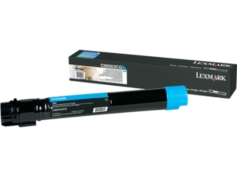 Lexmark C950X2CG Toner Cyaan Extra hoge capaciteit