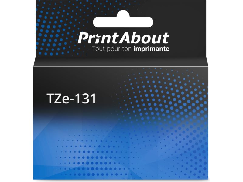 Produit compatible Brother TZe-131 - (12 mm) paquet de 5 - Multipack