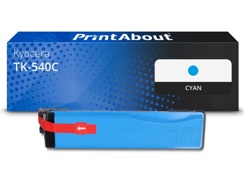 Toner compatible Kyocera TK-540C - Cyan