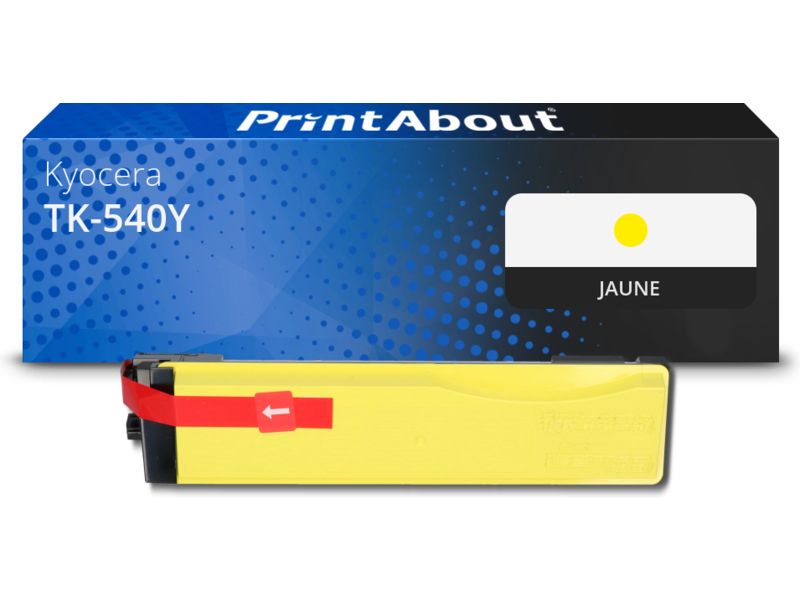 Toner compatible Kyocera TK-540Y - Jaune