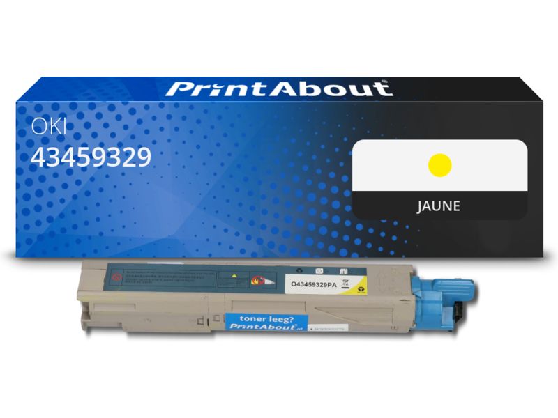 Toner compatible OKI 43459329 - Jaune