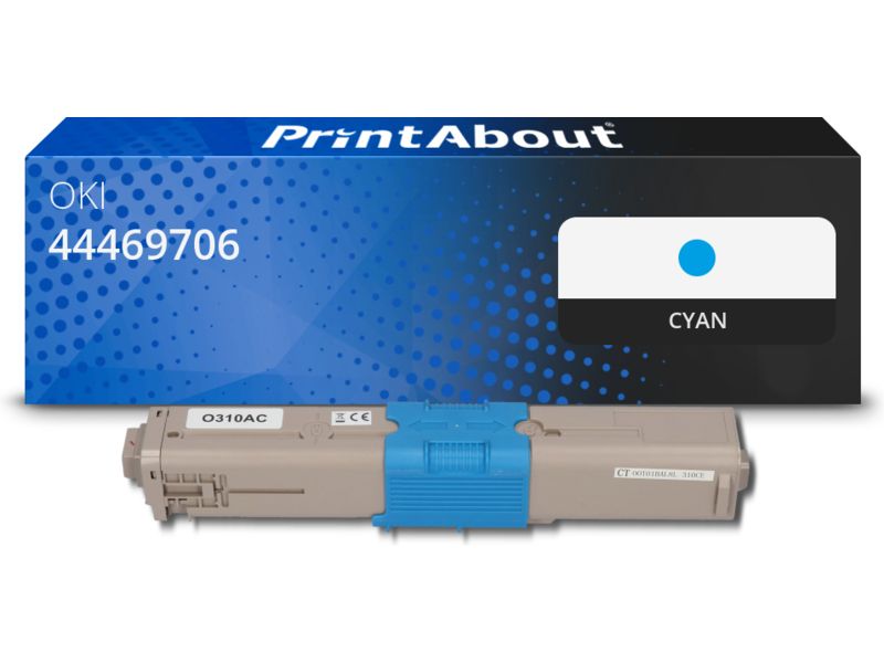 Toner compatible OKI 44469706 - Cyan