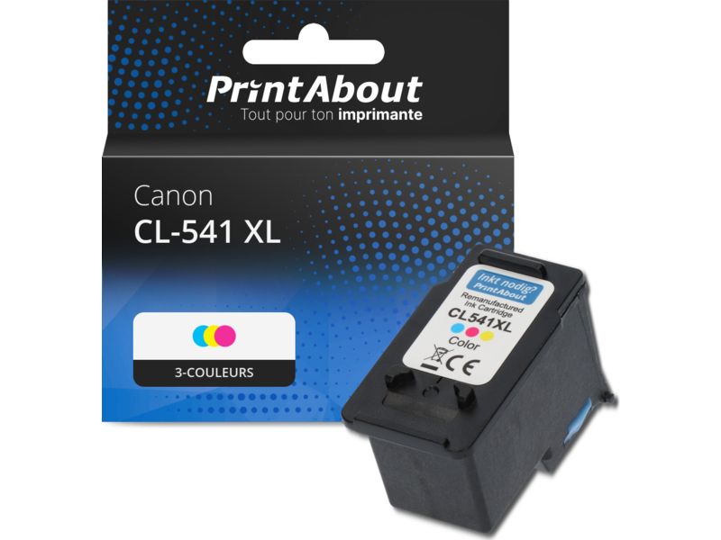 Cartouche compatible Canon CL-541 XL - 3 couleurs - Grande capacité
