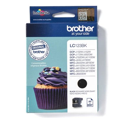 Brother LC-123BK - Noir - Cartouche d'encre