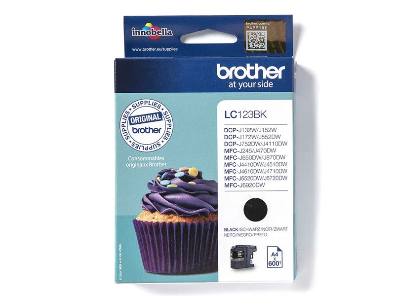 Brother LC-123BK Inktcartridge Zwart