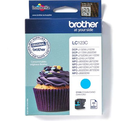 Brother LC-123C - Cyan - Cartouche d'encre