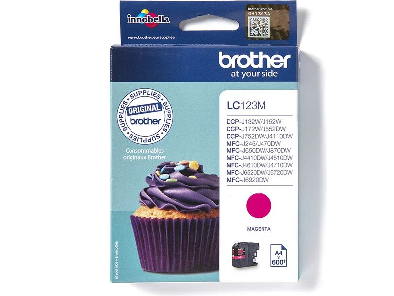Brother LC-123M Inktcartridge Magenta