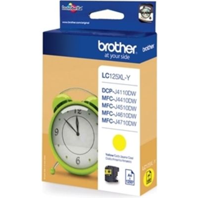 Brother LC-125XLY - Jaune - Cartouche d'encre - Grande capacité