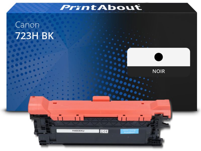 Toner compatible Canon 723H BK - Noir - Grande capacité