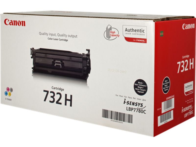 Canon 732H BK Toner Zwart Hoge capaciteit