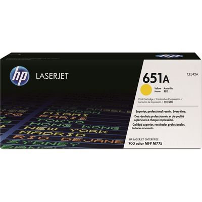 HP 651A (CE342A) - Jaune - Toner