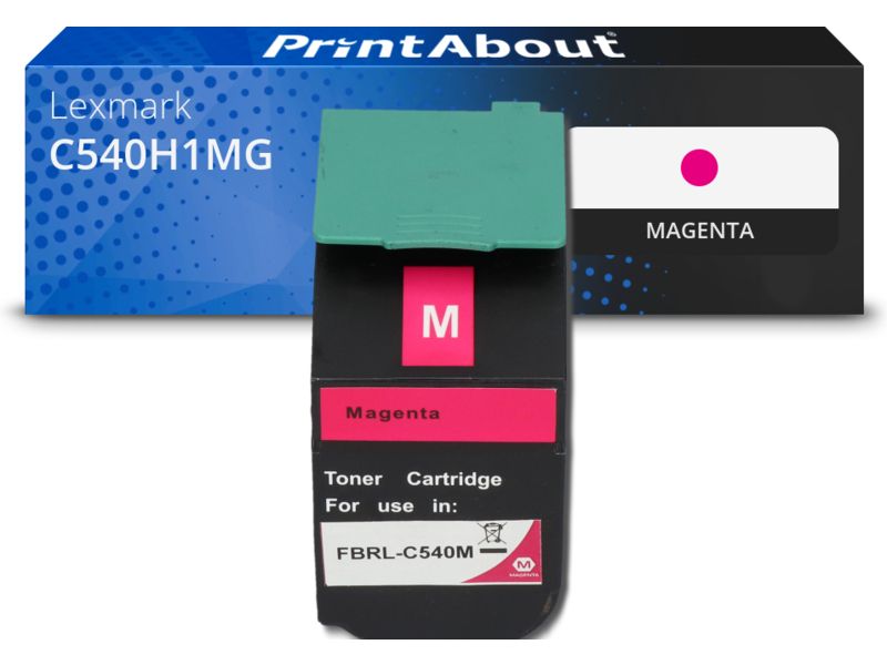 Toner compatible Lexmark C540H1MG - Magenta - Grande capacité