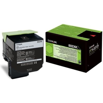 Lexmark 80C2XK0 (802XK) - Noir - Toner - Très grande capacité