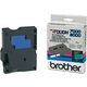 Brother TX-731 - (12 mm) - Noir sur vert - Ruban
